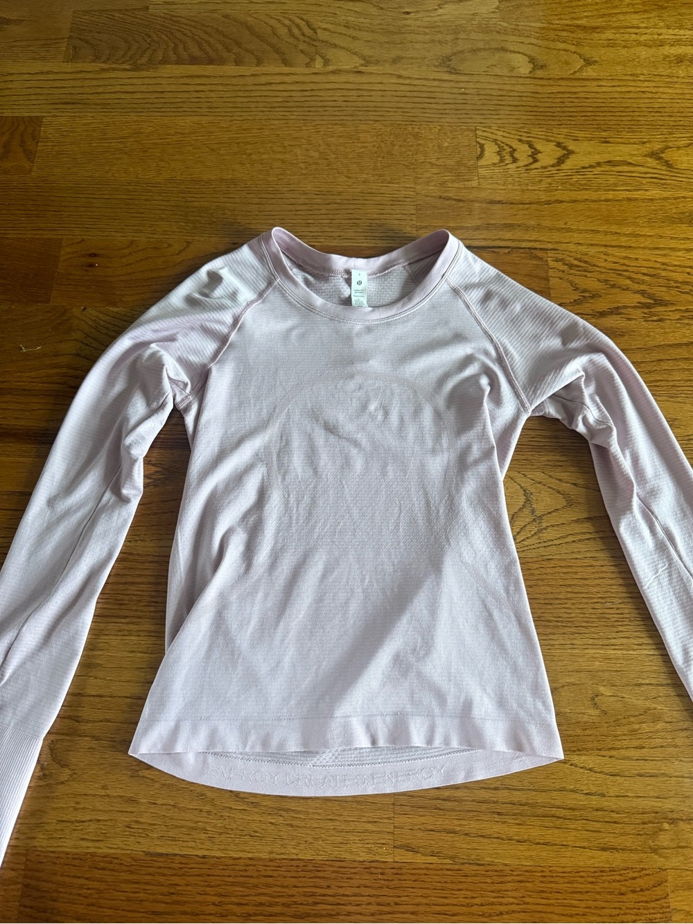 Lululemon Swiftly Tech Light Pink Long Sleeve size 4